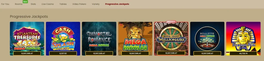 Villento Casino games